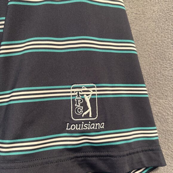 Lot Of 2 FootJoy Golf Polo Shirts Mens 2XL XXL Striped Performance TPC Louisiana - Picture 4 of 9
